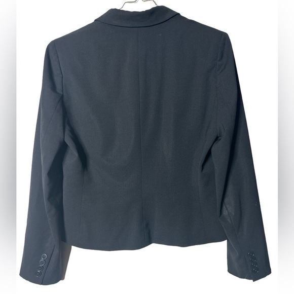 Lauren Ralph Lauren Women’s Blazer Size 8P Black Single Breasted Wool Blend - Picture 2 of 11